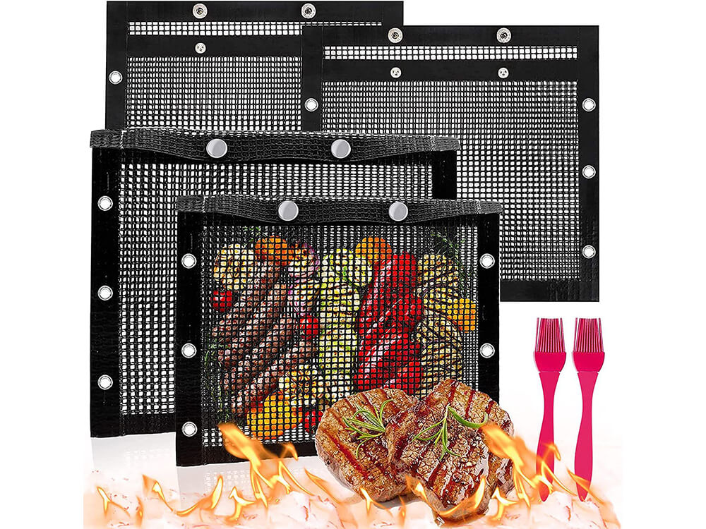 泰州市欣兴玻纤-特氟龙网格袋-烧烤BBQ烘焙袋-Teflon-mesh-bag-BBQ-baking-bag